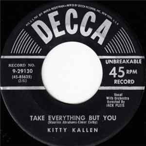 Kitty Kallen - In The Chapel In The Moonlight / Take Everything But You mp3