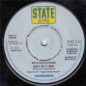 Mac & Katie Kissoon - Don't Do It Baby mp3