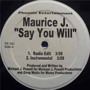 Maurice J. - Say You Will mp3