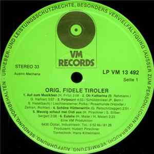 Orig. Fidele Tiroler - Orig. Fidele Tiroler mp3
