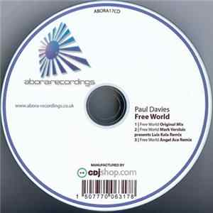 Paul Davies - Free World mp3