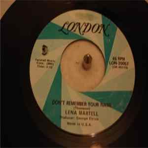 Lena Martell - Don't Remember Your Name mp3