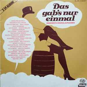 Various - Das Gab's Nur Einmal mp3