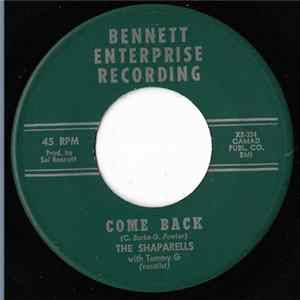 The Shaparells With Tommy G - Come Back mp3