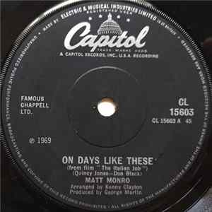 Matt Monro - On Days Like These mp3