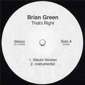 Brian Green - That's Right / Do What You Wanna Do mp3