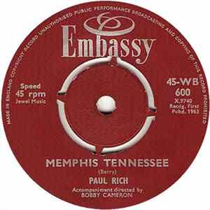 Paul Rich - Memphis Tennessee / Fools Rush In mp3