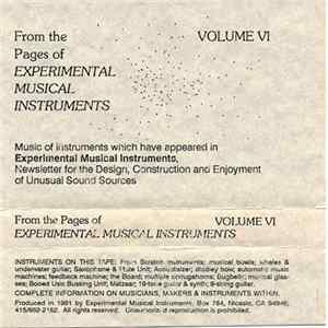 Various - From The Pages Of Experimental Musical Instruments Volume VI mp3