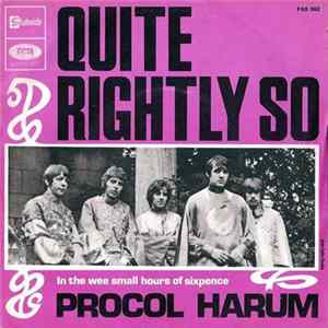 Procol Harum - Quite Rightly So mp3
