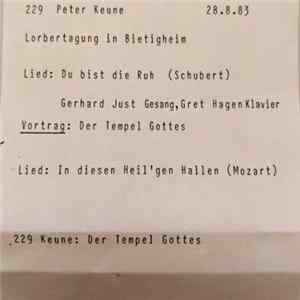 Peter Keune - Der Tempel Gottes mp3