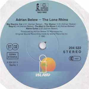Adrian Belew - Lone Rhino mp3