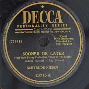 Gertrude Niesen - Sooner Or Later / That's Good Enough For Me mp3