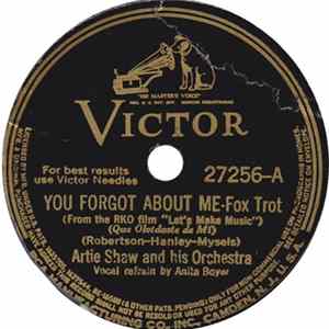 Artie Shaw And His Orchestra - You Forgot About Me / Whispers In The Night mp3