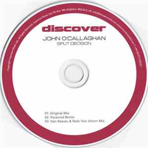John O'Callaghan - Split Decision mp3