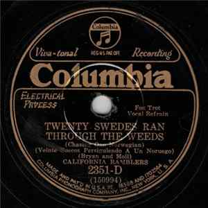California Ramblers - Twenty Swedes Ran Through The Weeds / The Peanut Vendor mp3