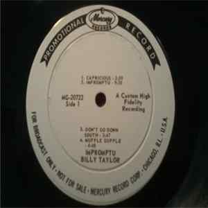 Billy Taylor - Impromptu mp3