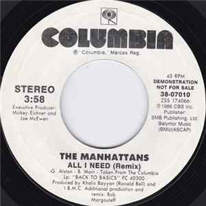 The Manhattans - All I Need (Remix) mp3