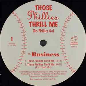 The Business - Those Phillies Thrill Me (Go Phillies Go) mp3