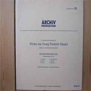 Georg Friedrich Händel – Berliner Philharmoniker · Fritz Lehmann - Feuerwerksmusik mp3