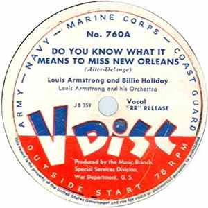 Louis Armstrong And Billie Holiday / Benny Goodman And His Orchestra - Do You Know What It Means To Miss New Orleans / Who's Sorry Now mp3