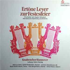 Knabenchor Hannover - Ertöne Leier zur Festesfeier mp3