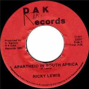 Ricky Lewis - Apartheid In South Africa mp3