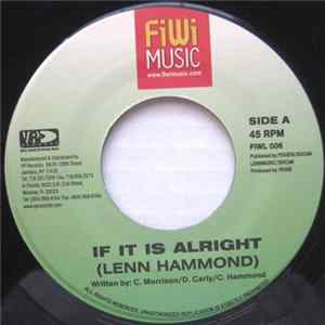 Lenn Hammond - If It Is Alright mp3