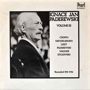 Ignace Jan Paderewski - Volume III mp3