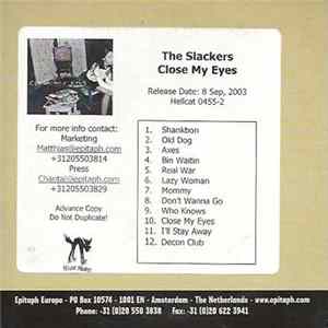 The Slackers - Close My Eyes mp3