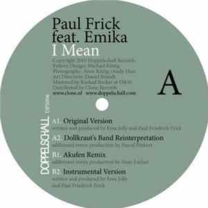 Paul Frick Feat. Emika - I Mean mp3