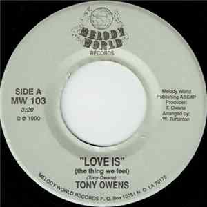 Tony Owens - Love Is (The Thing We Feel) mp3