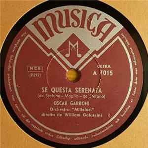 Oscar Carboni, William Galassini E La Sua Orchestra, Antonio Vasquez, Quintetto Nord - Se Questa Serenata / Ci Ciu Ci... mp3