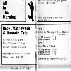Beck, Mathewson & Humair Trio - All In The Morning mp3