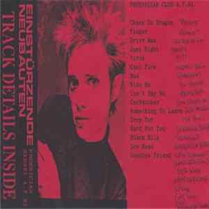 Einstürzende Neubauten - Phoenician Sydney 4.7.91 mp3