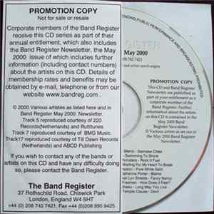 Various - The Band Register Best Of, Volume 31, May 2000 mp3