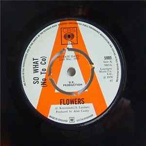 No To Co - Flowers / Tell Me Now mp3