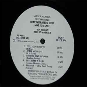 Ben Sidran - Free In America mp3