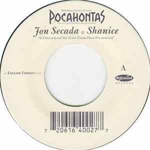 Jon Secada & Shanice - If I Never Knew You (Love Theme From Pocahontas) mp3