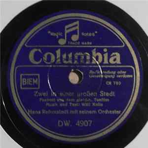 Hans Rehmstedt Mit Seinem Orchester - Zwei In Einer Großen Stadt / Du Trägst Ein Entzückendes Kleidchen mp3