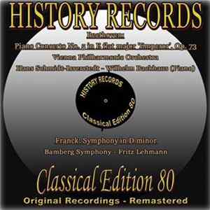 Vienna Philharmonic Orchestra - Hans Schmidt-Isserstedt, Wilhelm Backhaus, Bamberg Symphony - Fritz Lehmann - History Records - Classical Edition 80 mp3