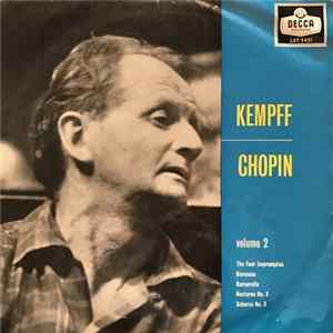 Chopin, Wilhelm Kempff - Wilhelm Kempff Plays Chopin - Vol. 2 mp3
