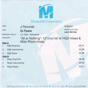 O-Town - All Or Nothing mp3