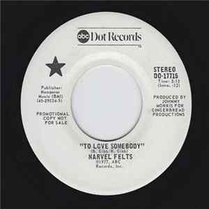 Narvel Felts - To Love Somebody / Remember mp3