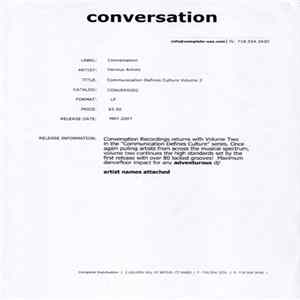 Various - Communication Defines Culture 2 mp3
