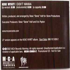 Keke Wyatt - I Don't Wanna mp3