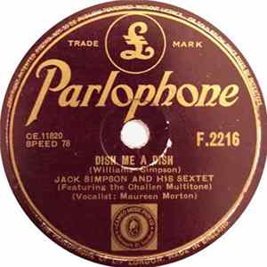 Jack Simpson And His Sextet - Dish Me A Dish / Sockin' The Minor mp3