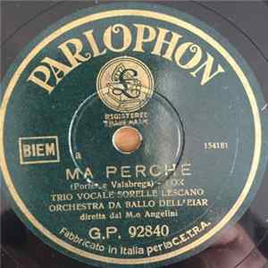 Trio Vocale Sorelle Lescano - Ma Perchè / Ohi Ma - Ma! mp3