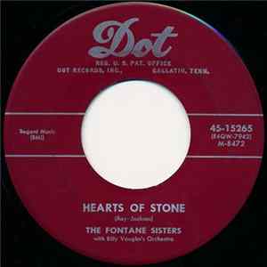 The Fontane Sisters With Billy Vaughn's Orchestra - Hearts Of Stone mp3