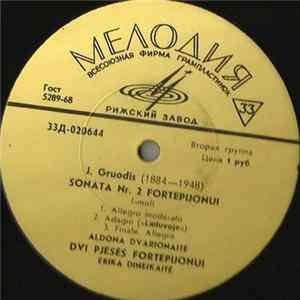 J. Gruodis - Pjesės Fortepijonui / Sonata Nr. 2 Fortepijonui F-moll mp3