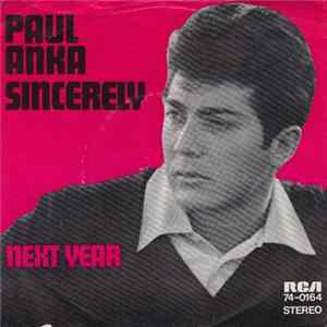 Paul Anka - Sincerely mp3